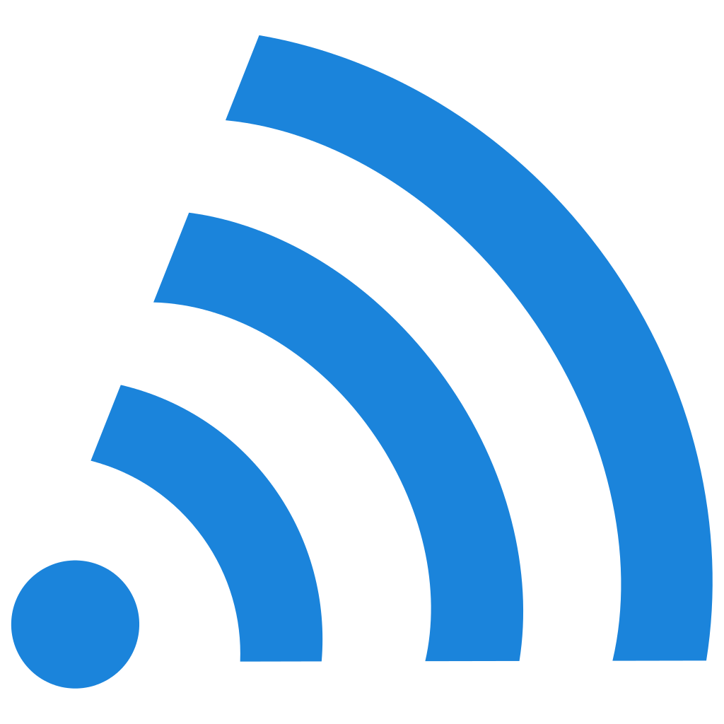 Blue Wifi Icon  HD Free Download