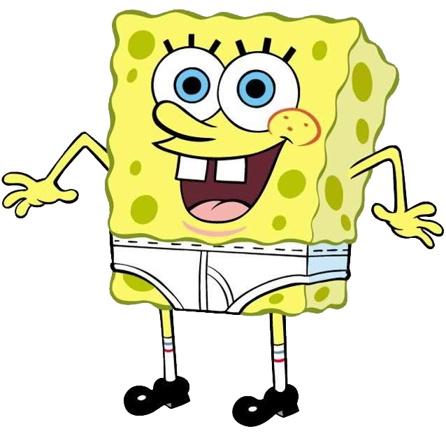 Cartoon Characters Pack PNG Spongebob  HD Free Download