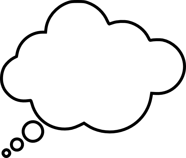Cartoon Thought Bubble Clip Art Clkerm Vector Clip HD Free Download