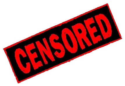 Censored PNG On Black Background Censor Stamp Clipart  HD Free Download