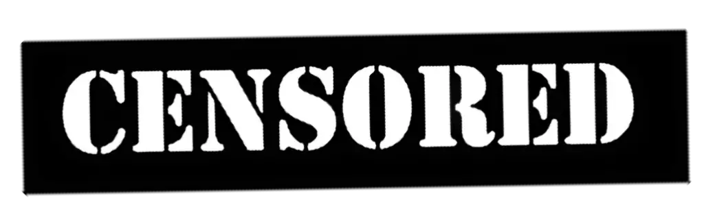 Censored Sticker Paper Censorship PNG  HD Free Download