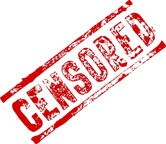 Censored Vintage Text Logo PNG  HD Free Download