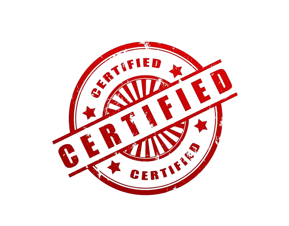 Circular Label With Certified Stamp Icons  HD Free Download