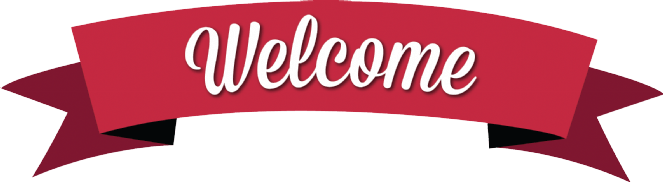 Classic Red Welcome Banner Transparent PNG Stickpng  HD Free Download