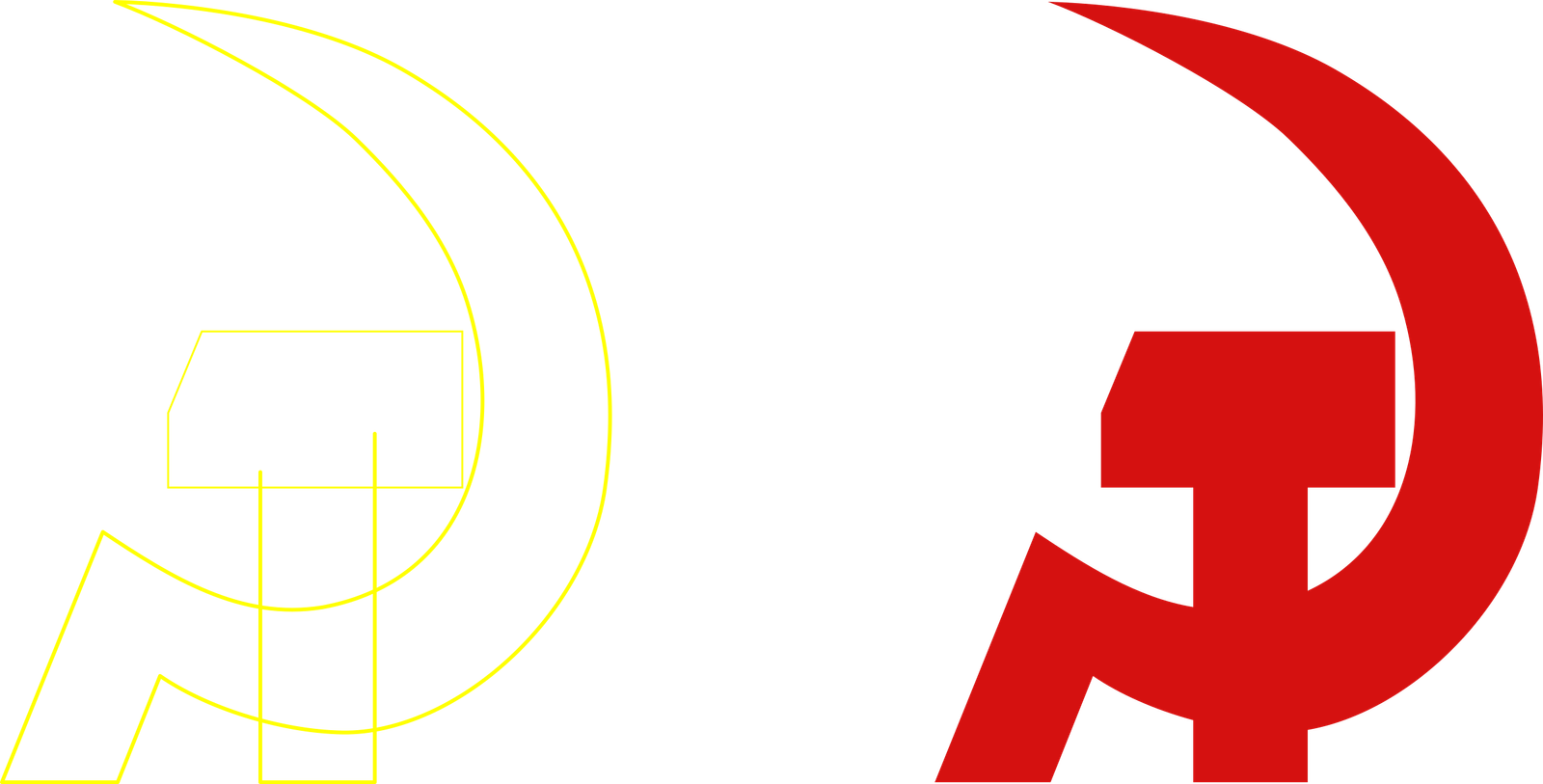 Clipart Hammer And Sickle Rones  HD Free Download
