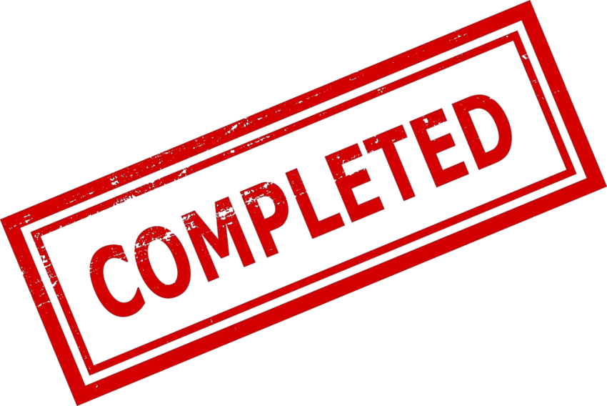 Completed Censored Stamp Transparent Background  HD Free Download