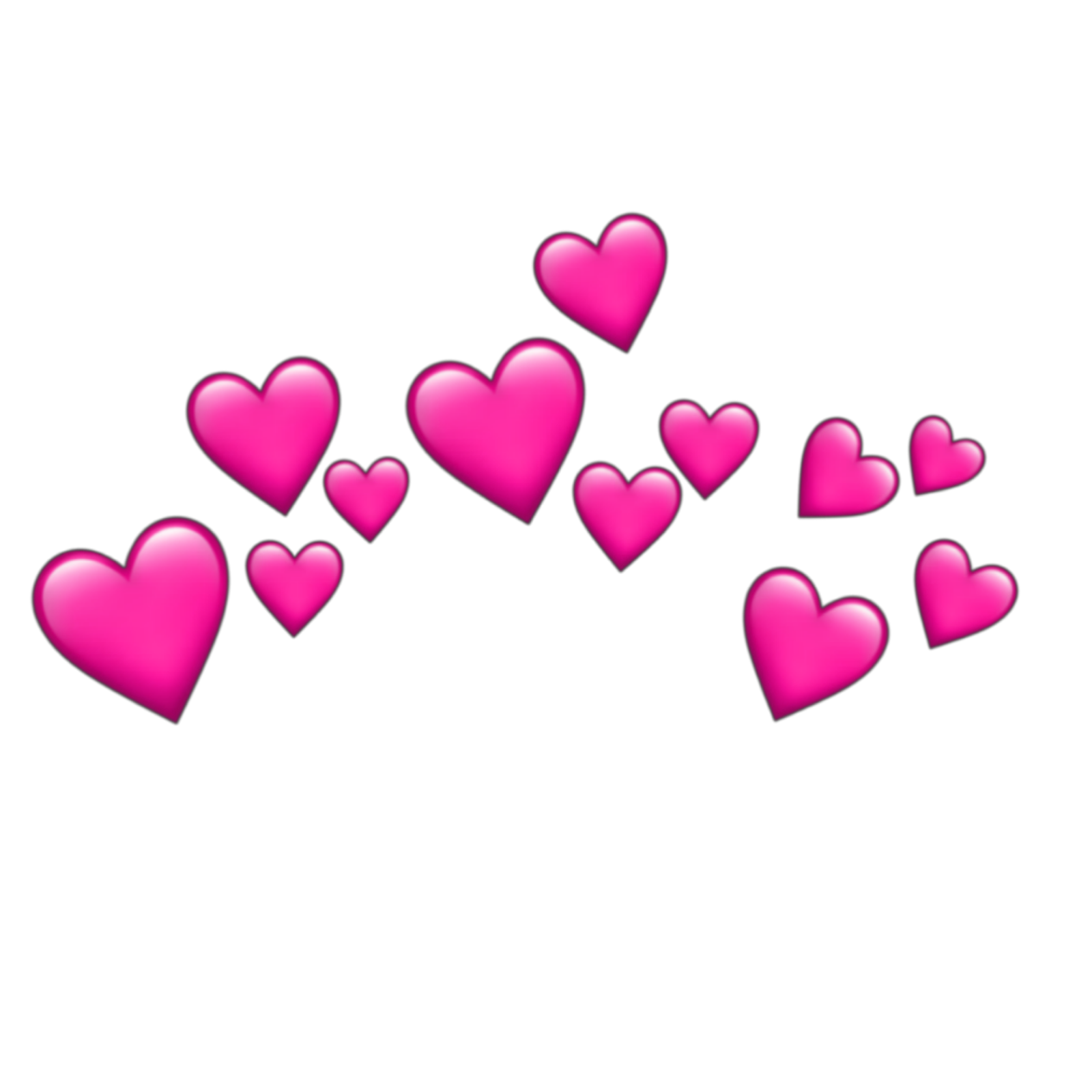 Coração Emoji Coração Ícone De Corações Rosa  HD Free Download