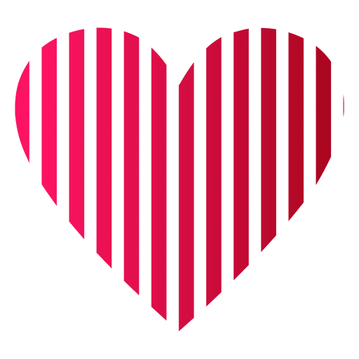Coração Rosa Listras Rosa Logotipo Coracao PNG HD Free Download