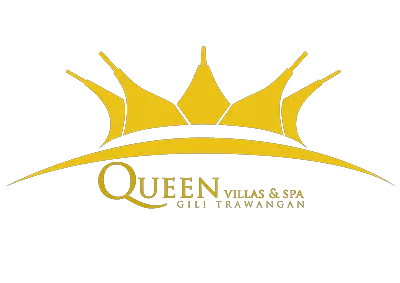 Crown Queen Villas And Spa Golden Logo HD Free Download