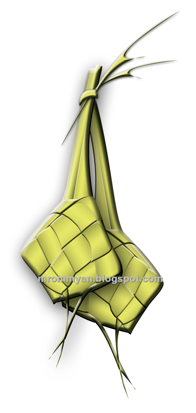 Cuma Iseng Blogspot Dot Com Ketupat Vector Emboss  HD Free Download