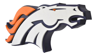 Denver Broncos 3d Logo Wall Sign PNG  HD Free Download