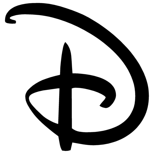 Disney D Letter Simple Logo PNG  HD Free Download