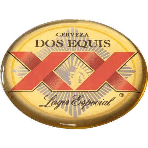Domed Label Photo Dos Equis PNG Logo HD Free Download