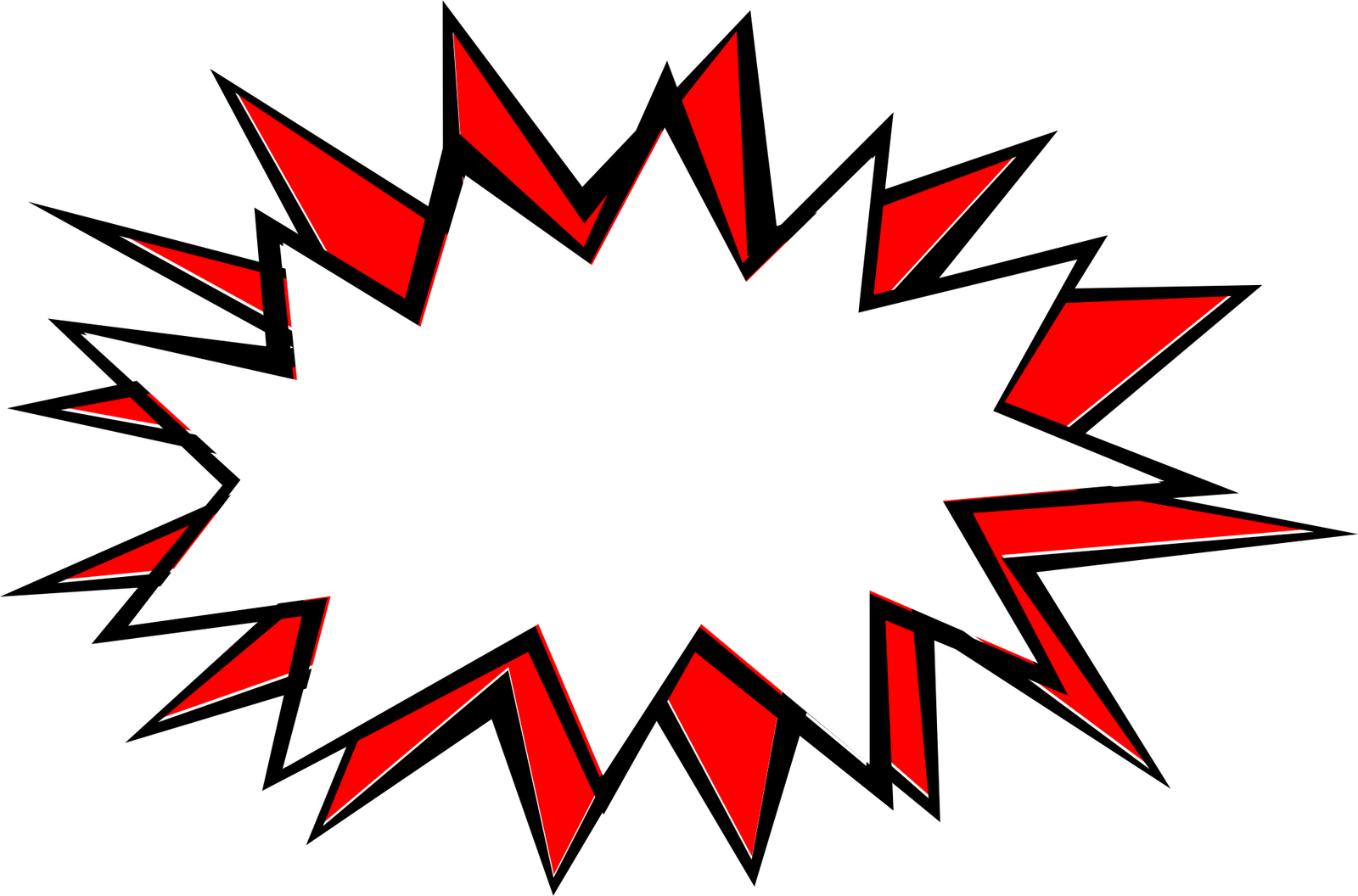 Blank Bom Comic PNG HD Free Download