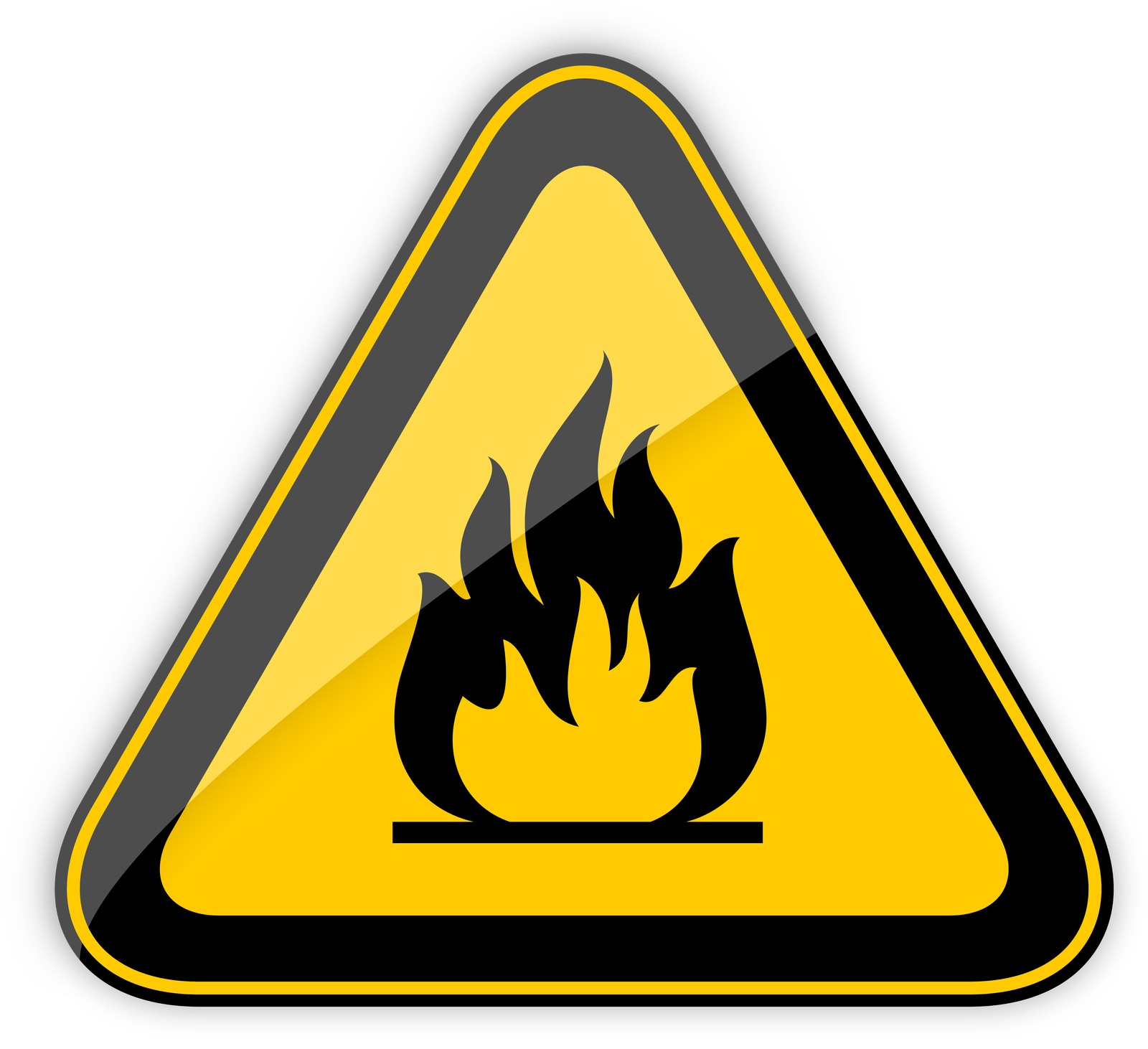 Clipart Highly Flammable Warning Sign PNG Clipart Best Web Clipart HD Free Download