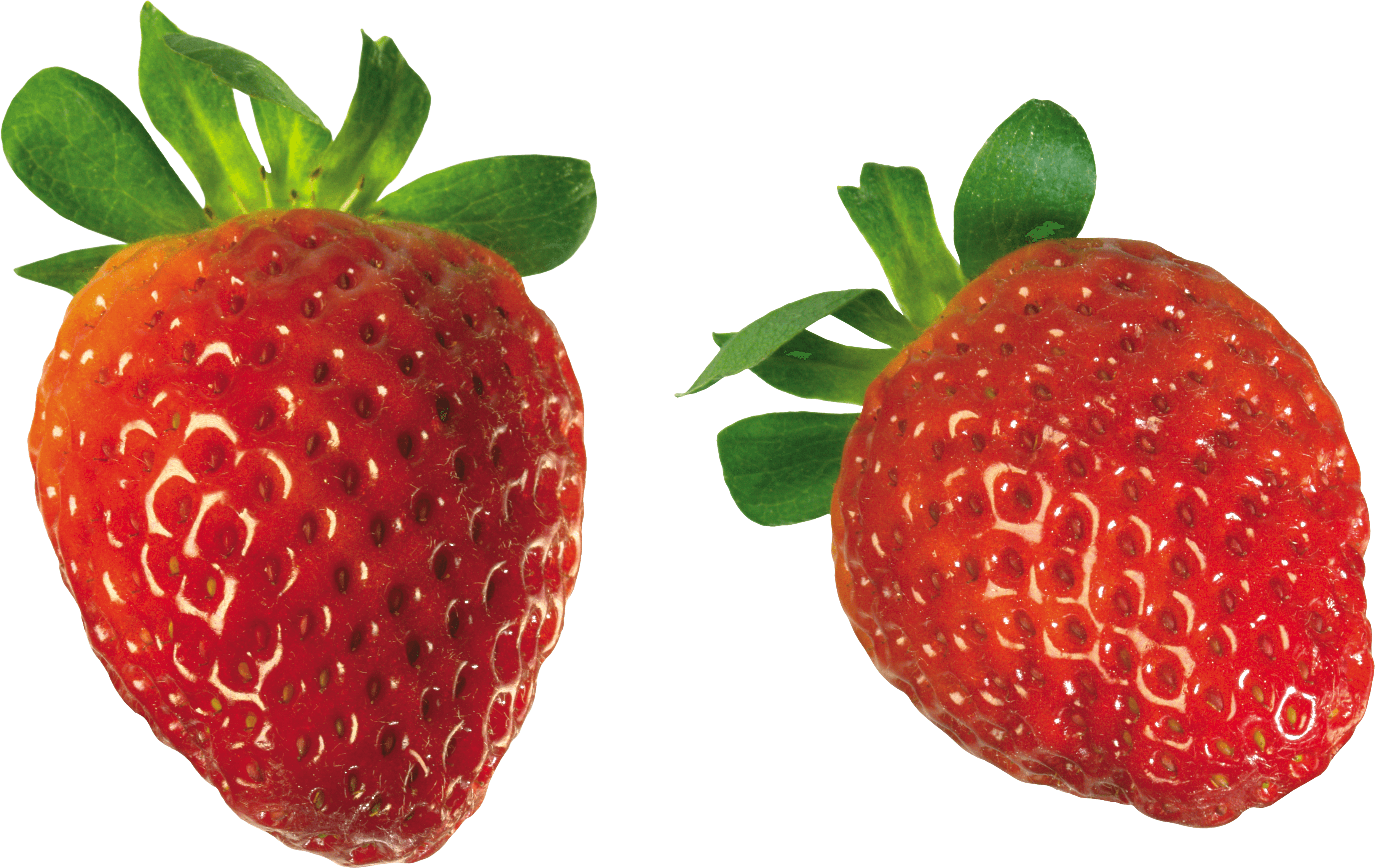 Two Strawberry Image Transparent Background  HD Free Download