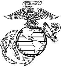 Eagle Globe And Anchor Marine Corps PNG Logo  HD Free Download