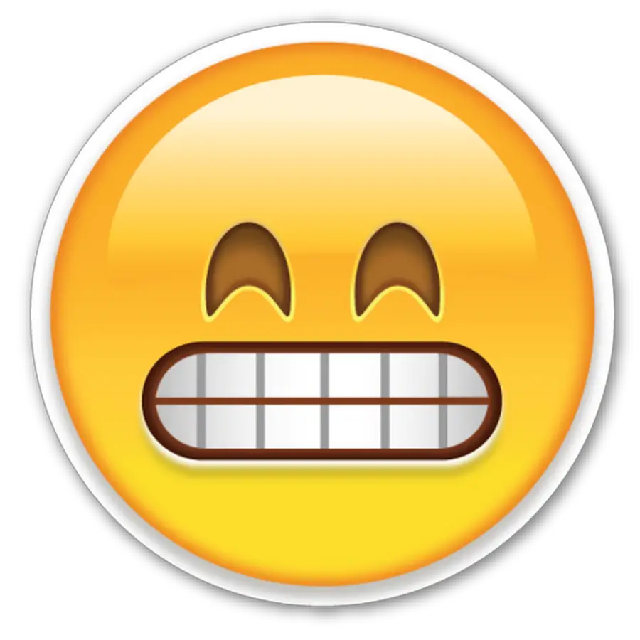 Emoji Grinning Face HD Free Download