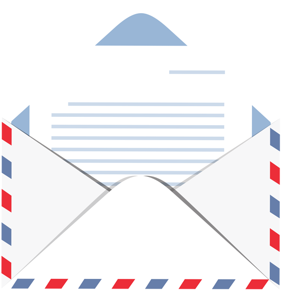 Envelope With Letter Transparent PNG Clip Art Image  HD Free Download