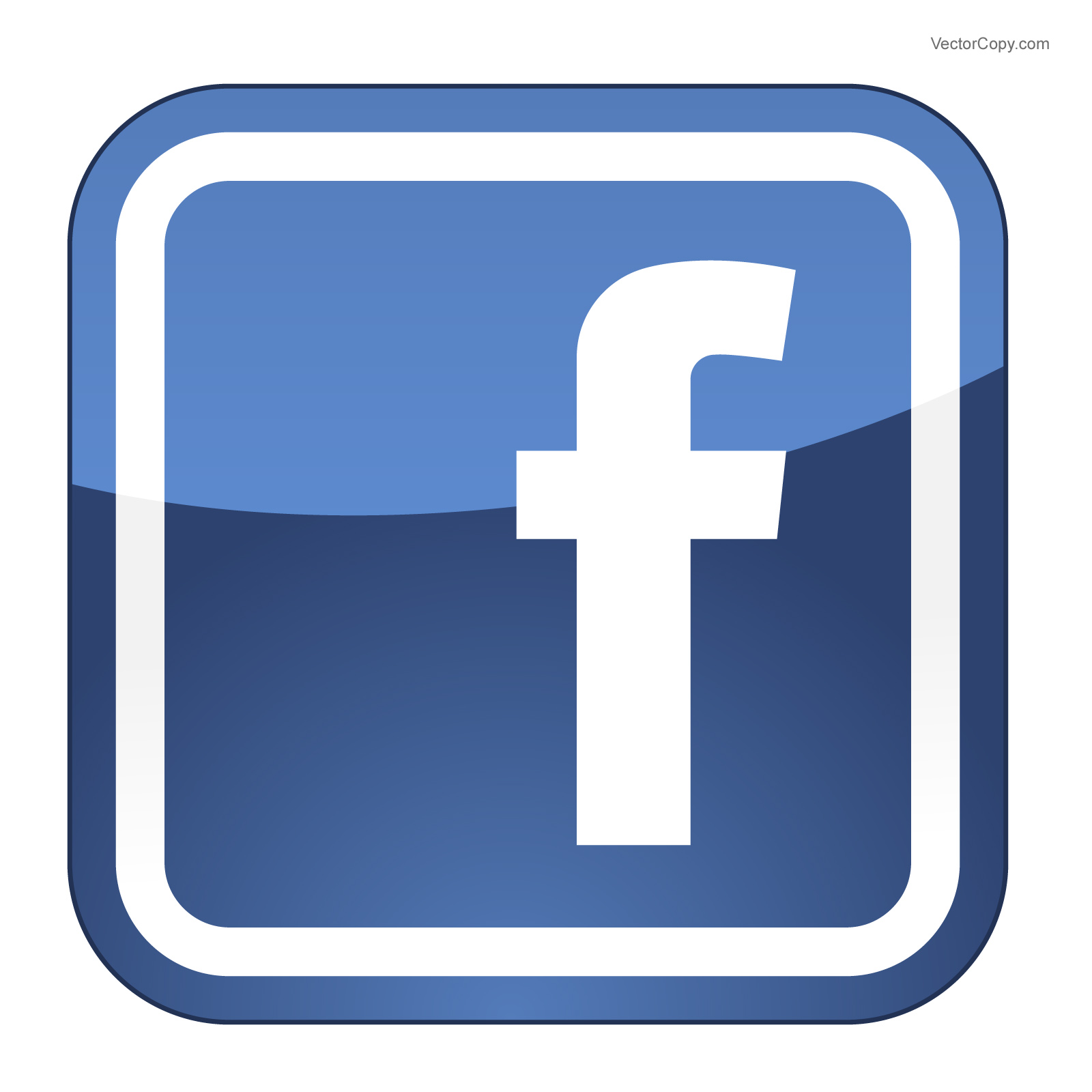 Blue Facebook Company Logo Design  HD Free Download