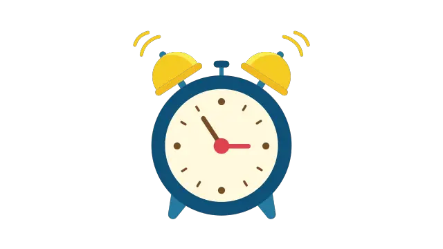 Alarm Clock Vector Blue PNG HD Free Download