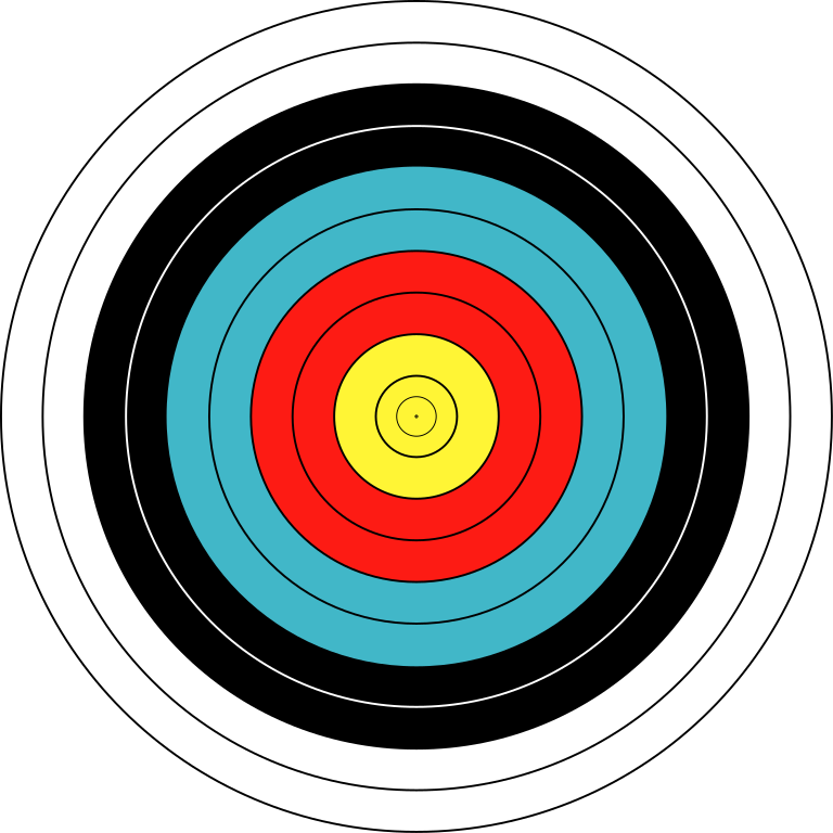 File Archery Target Svg Wikipedia  HD Free Download