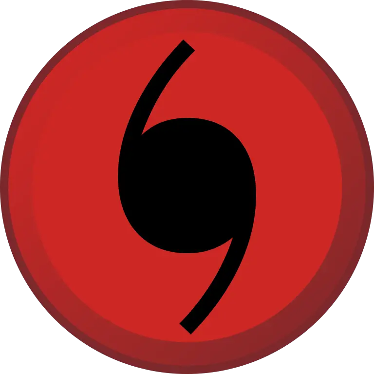 Red Hurricane Warning Icon Transparent PNG  HD Free Download