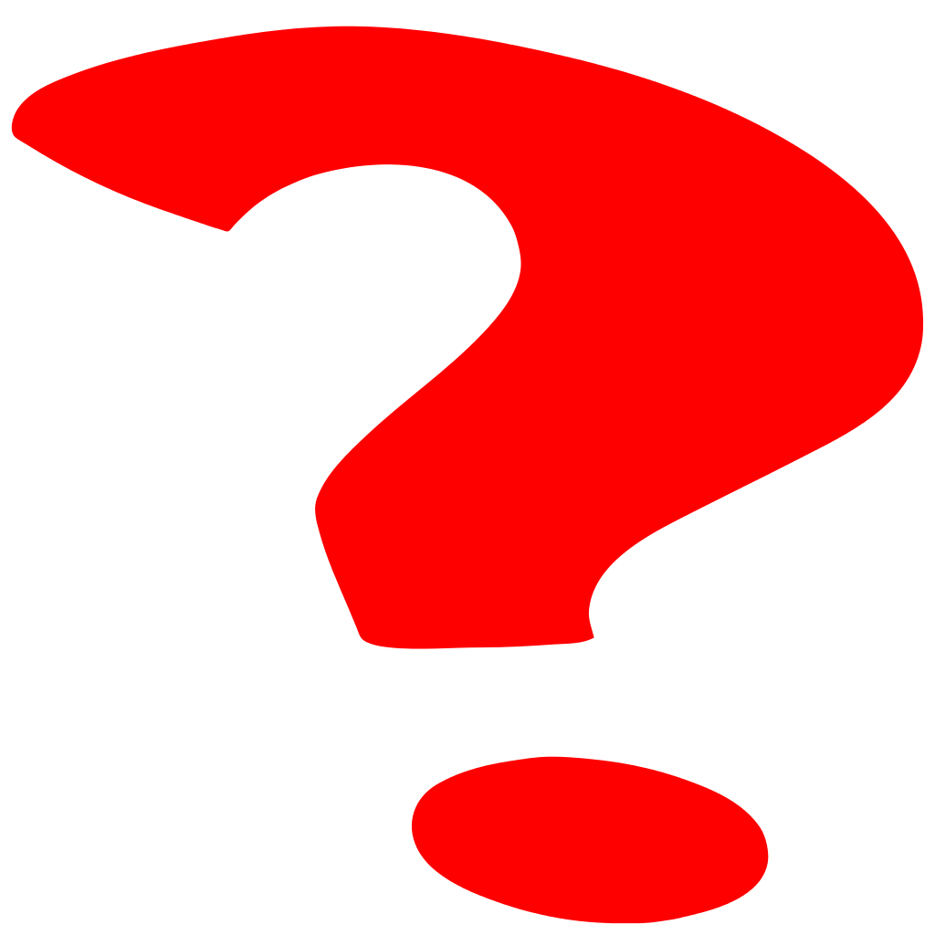 Red Question Mark PNG  HD Free Download