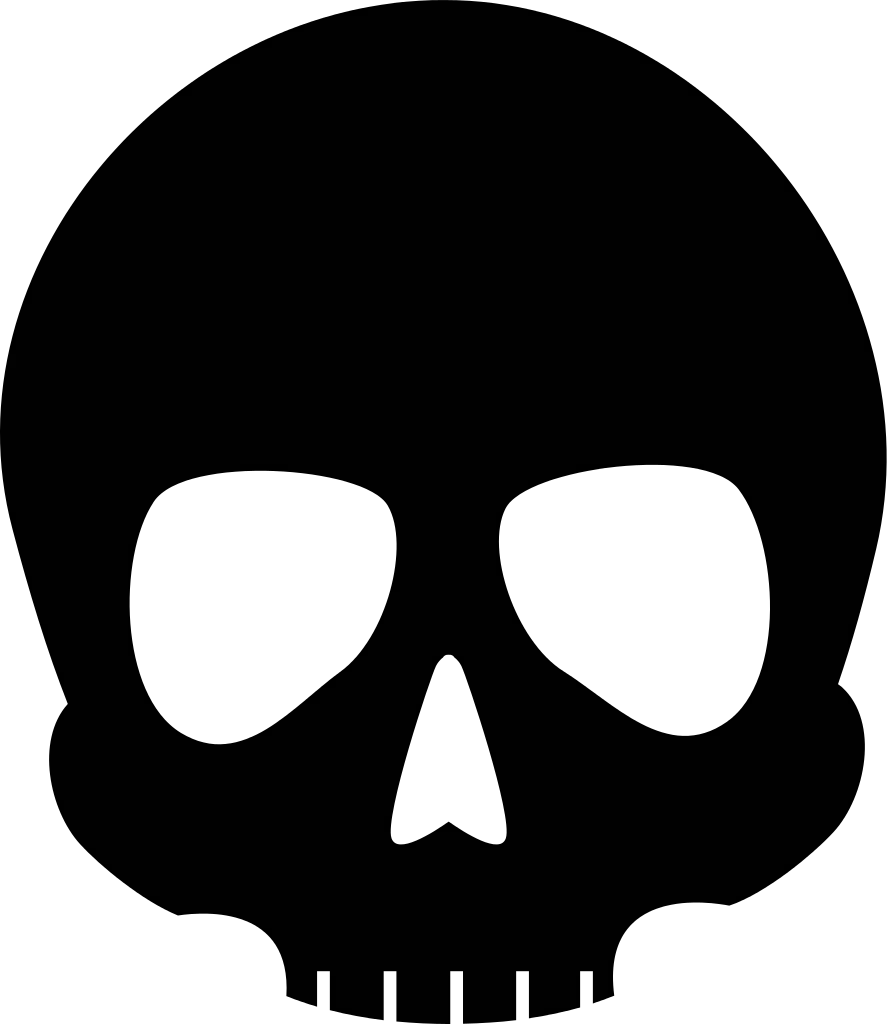 File Skull Icon Noun Project Svg Wikipedia  HD Free Download