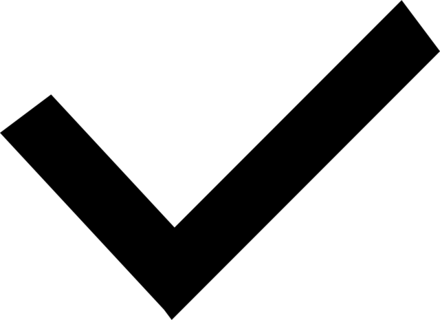 File Tick Black Symbol  HD Free Download