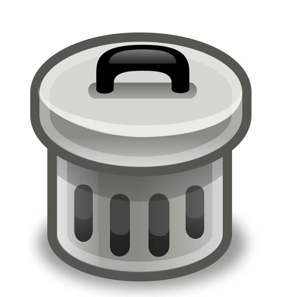 Trash Can Clipart Icon  HD Free Download