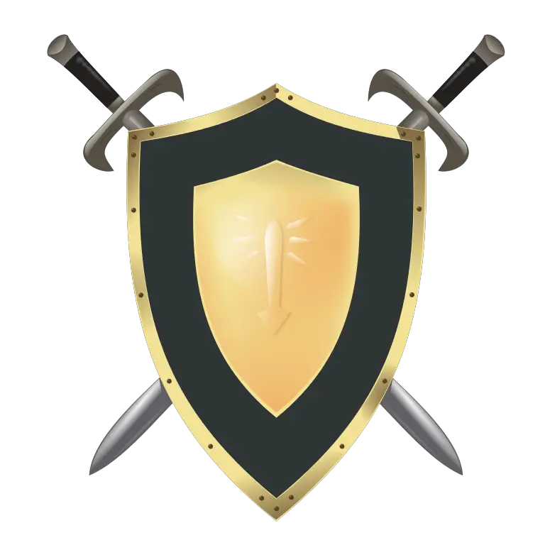 Wesnoth Shield With Sword Logo PNG  HD Free Download