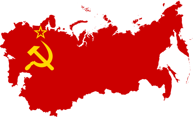 Flag Map The Soviet Union Version Svg  HD Free Download