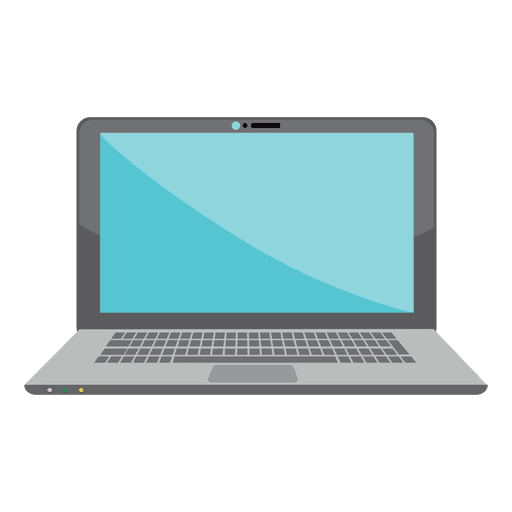 Flat Laptop Icon Transparent PNG Svg Vector  HD Free Download