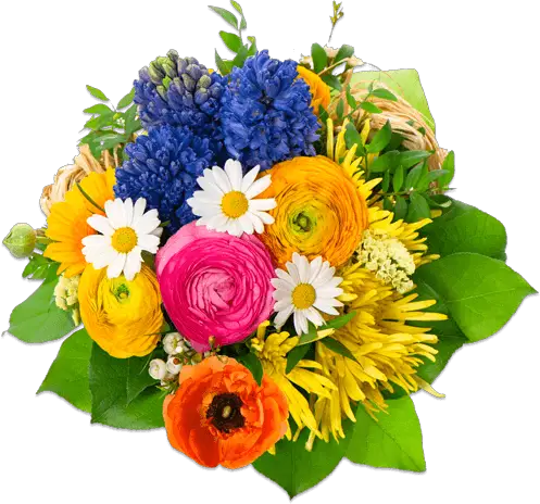 Flower Bouquet Round Transparent PNG Stick  HD Free Download