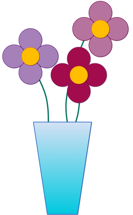 Flower Vase Illustration Vase Flowers Arrangement Flower Image   HD Free Download