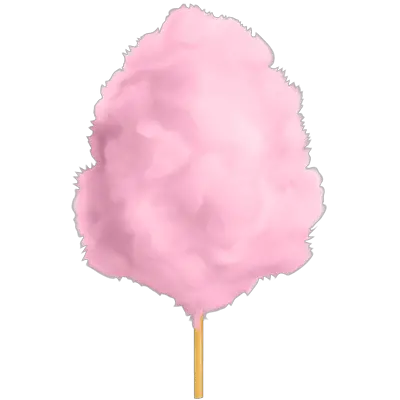 Fluffy Cotton Candy Transparent PNG Stickpng  HD Free Download