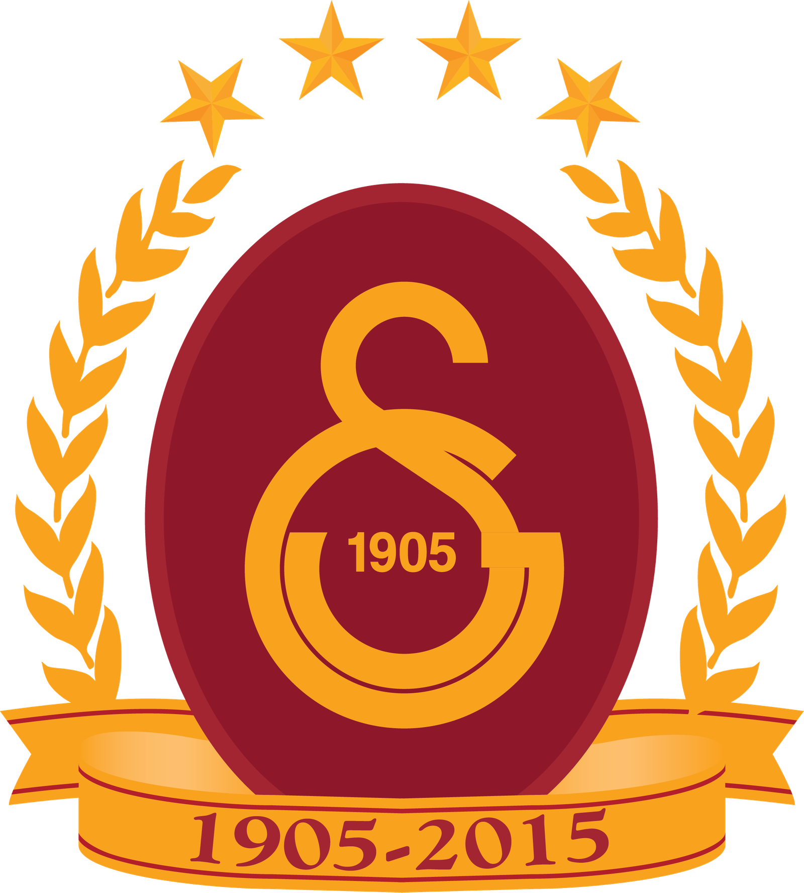 Galatasaray Amblem PNG Transparent Red And Gold Image  HD Free Download