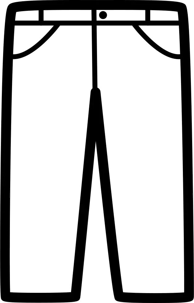 Clothing Black Jean Symbol For Men Icon  HD Free Download