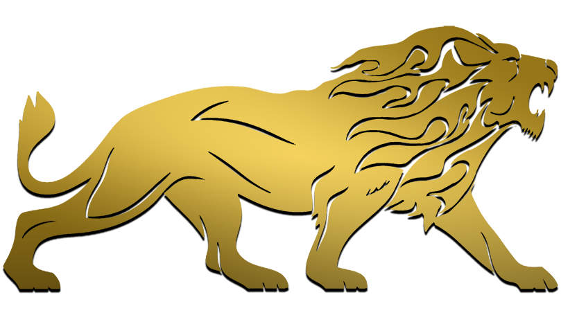 Gold Lion Logo  HD Free Download