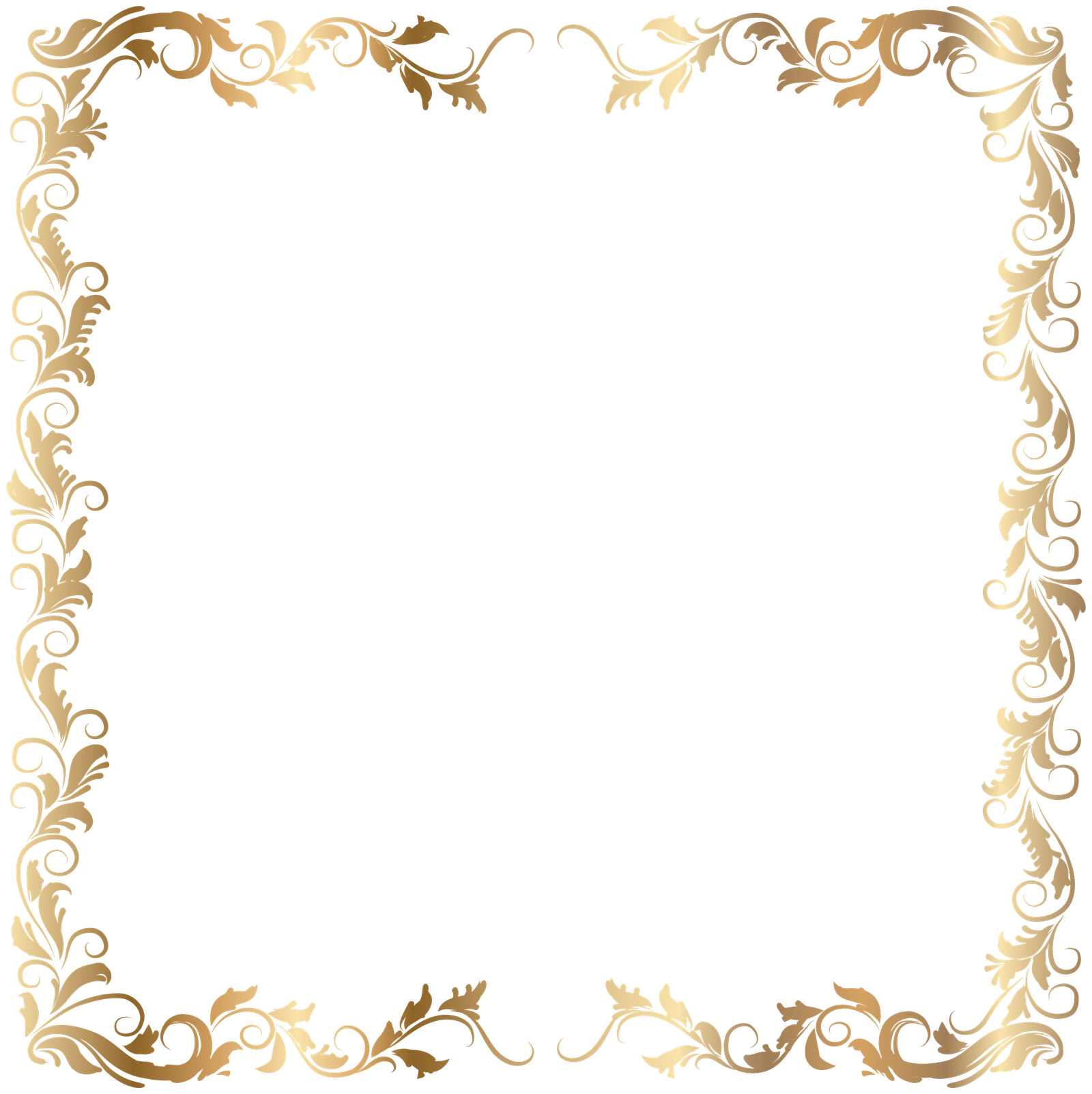 Golden Border Border Deco Frame Gold Transparent PNG Image Mara  HD Free Download