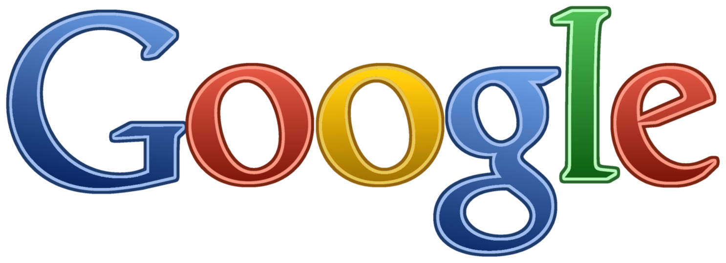 Google Old Logo With Black Stroke  HD Free Download