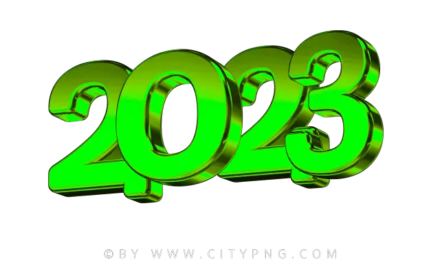 Green 2023 Transparent PNG  HD Free Download