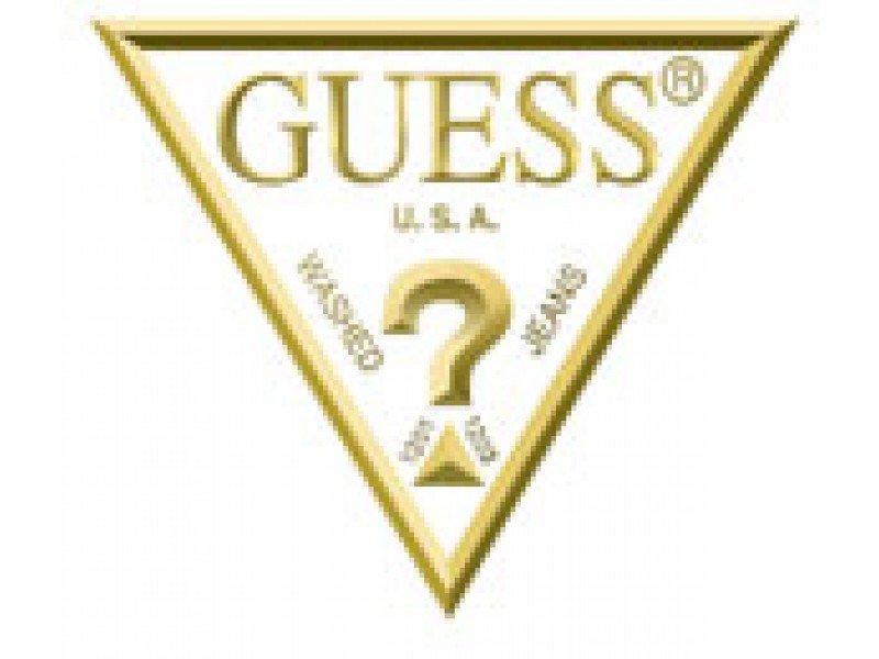 Logo Yellow Triangle Yellow Guess Usa Washed Jeans PNG  HD Free Download