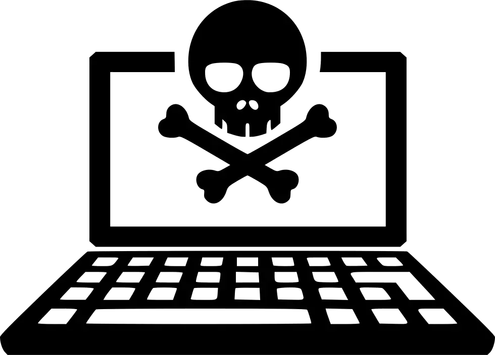 Hacked Laptop Hacker Svg PNG Icon  HD Free Download