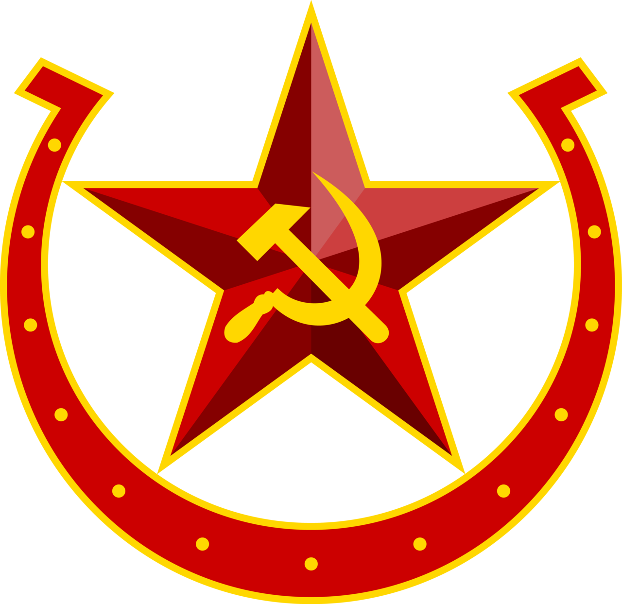 Hammer And Sickle Soviet Equestria Hammer Sickle Horseshoe Emblem Qtmarx  HD Free Download