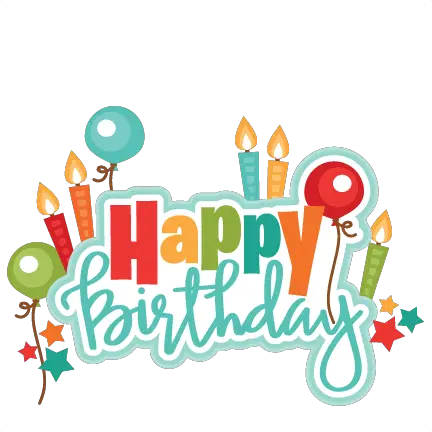 Happy Birthday Title Svg Scrapbook Cut File Cute Clipart  HD Free Download