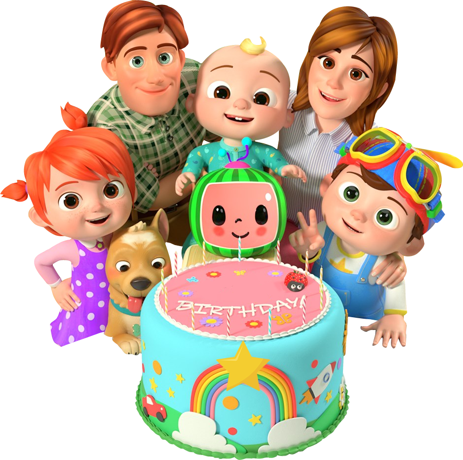 Happy Cocomelon Family Picture  HD Free Download