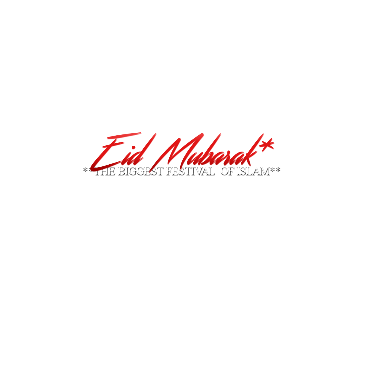 Happy Eid Mubarak Text Background Logo  HD Free Download