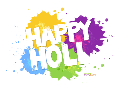 Happy Holi PNG Holi PNG Holi Text Ritesh  HD Free Download